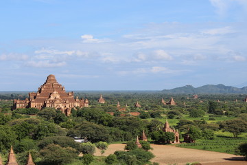 Obraz premium bagan temple in myanmar (burma)