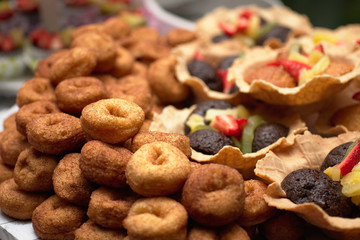  mountain of mini donuts