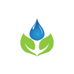 Water drop Logo Template vector