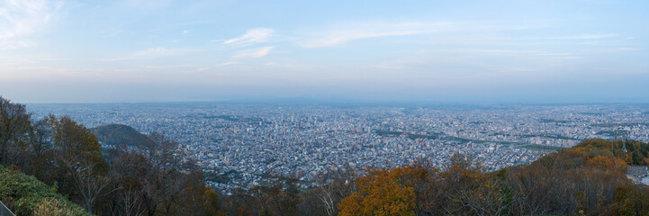 藻岩山からの景色