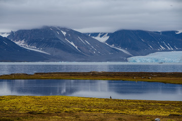 Scenic view of NY Alesund