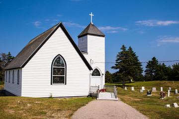 Fototapeta na wymiar New England church