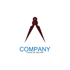 divider icon vector.surveyor and geometry,engineer,architect,school symbol,flat vector illustration-image vectorielles