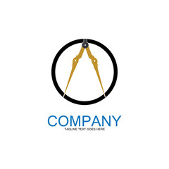 divider icon vector.surveyor and geometry,engineer,architect,school symbol,flat vector illustration-image vectorielles