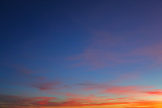 beautiful twilight sky background