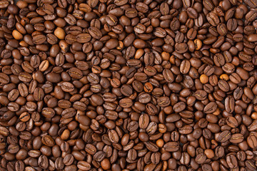 Background of coffee beans
