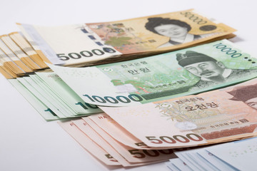 Korean banknote-the Korean Republic Won is the currency of South Korea.