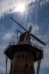 old dutch windmill