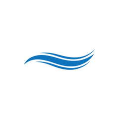 Water Wave symbol and icon Logo Template vector