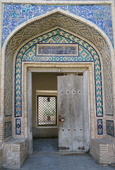 Unrestored Mavlono Assiri Madrasa in Bukhara, Uzbekistan