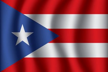 Flag of Puerto Rico.Puerto Rico. Puerto Rico.Puerto Rico Icon vector illustration eps10.