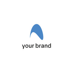 Liquid letter A logo