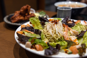 japanese cold ramen Hiyashi Chuka