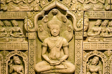 A Buddha Bas-relief 