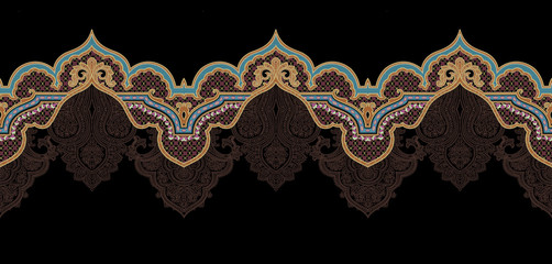 Exquisite border design, border pattern