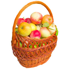 Basket with apples.