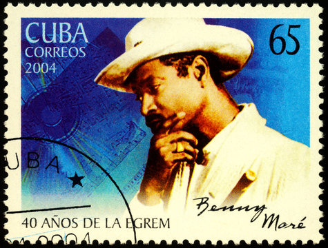 Cuban musician Benny More on postage stamp