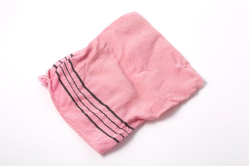 Korean exfoliating gloves. Italy towel. Body scrub towel.