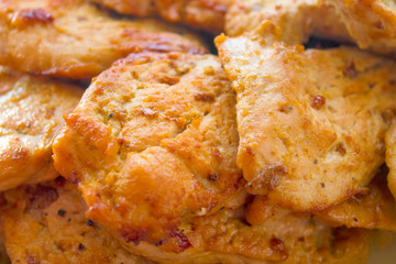 Fried meat