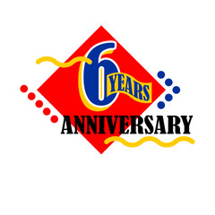 Anniversary Modern Stamp Seal for Birthday Wedding Party