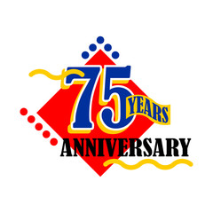 Anniversary Modern Stamp Seal for Birthday Wedding Party