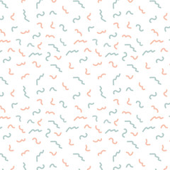 Abstract pattern background. Memphis pattern. Colorful Memphis element pattern background.