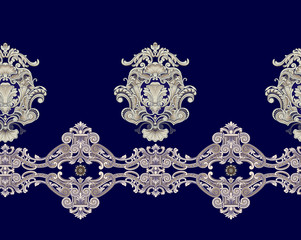 Baroque design, luxury European design，the wallpaper design