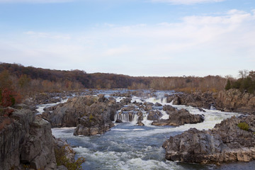 Great Falls Wasserfälle im Herbst