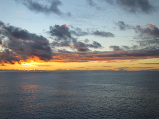 coucher de soleil polynésie