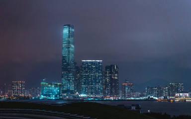 Fototapeta na wymiar Central HongKong night