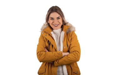 Charming woman with mustard jacket © Ocskay Mark