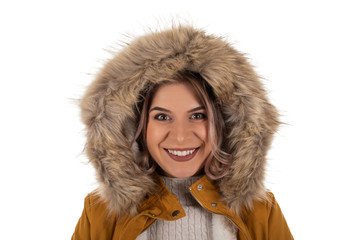 Charming woman with mustard jacket © Ocskay Mark