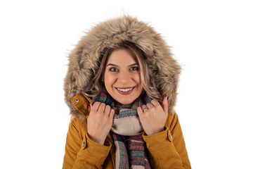 Charming woman with mustard jacket © Ocskay Mark