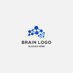 brain logo template vector illustration