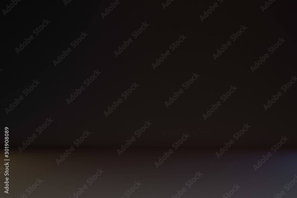 Poster Empty Black room and neon light on dark background with studio backdrops. Blank display or beautiful digital concept for showing product. Realistic 3D render.