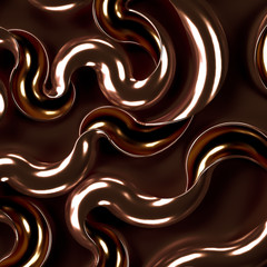 Elegant minimal background. 3d illustration, 3d rendering.