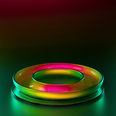 Elegant minimal background. 3d illustration, 3d rendering.