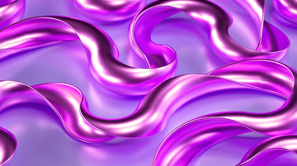 Elegant minimal background. 3d illustration, 3d rendering.