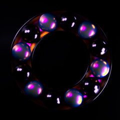 Elegant minimal background. 3d illustration, 3d rendering.