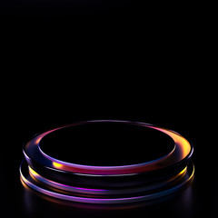 Elegant minimal background. 3d illustration, 3d rendering.