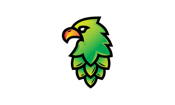 logo eagle pine cone vector 