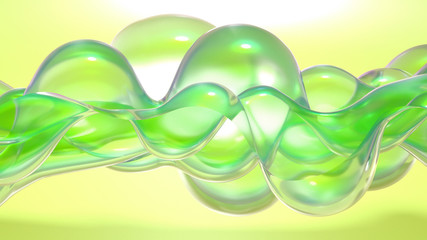 Beautiful, light, elegant background. 3d illustration, 3d rendering.