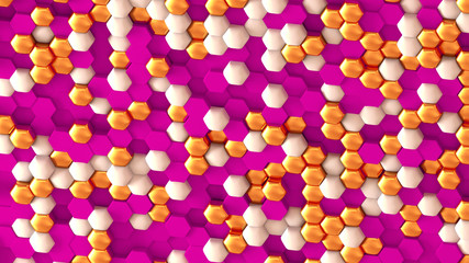 Beautiful interior pattern background. 3d illustration, 3d rendering.