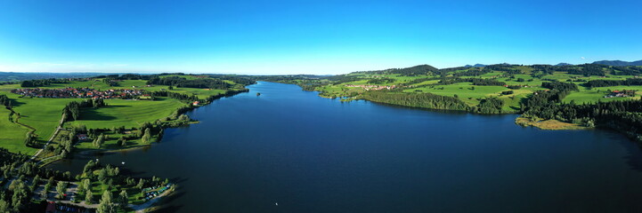 Naklejka premium Rottachsee bei Sulzberg