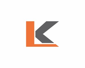 LK Or KL Letter Logo Icon 001