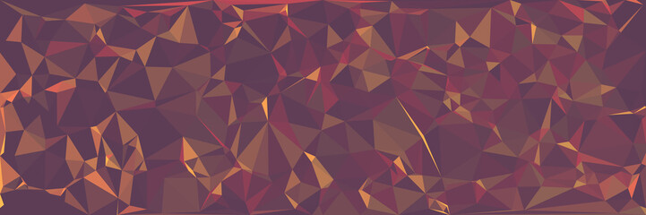 Abstract polygonal background. Triangular geometric pattern. Vector illustration.