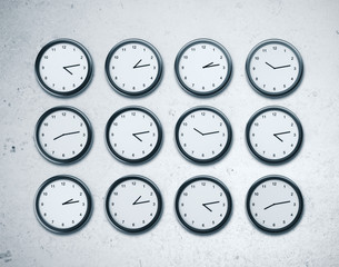 Time zones concept.