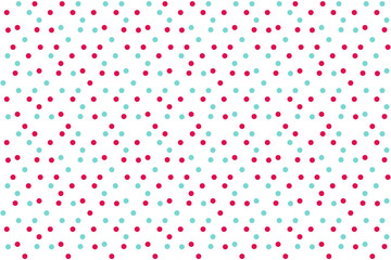 Classic baby color background random dots polka seamless pattern