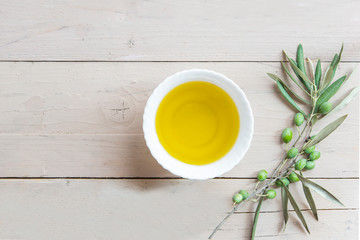 Oil of olive typical spanish