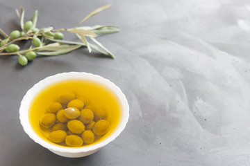 Oil of olive typical spanish